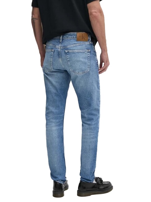 CK JEANS Jeansy zwężane ku dołowi z wysokim stanem drelich - Jeansy męskie