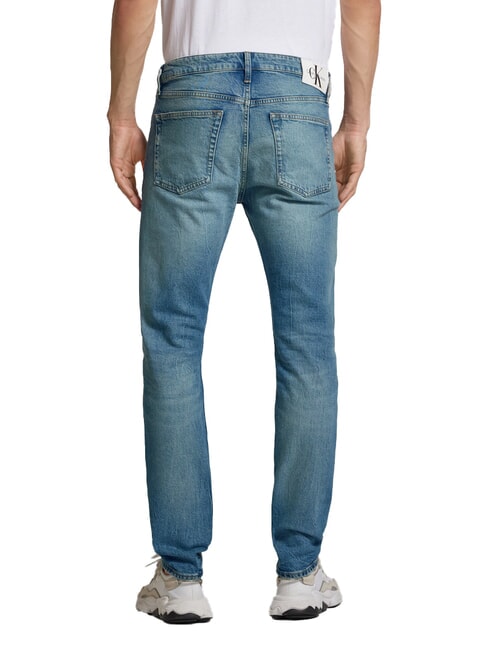 CK JEANS Jeansy o dopasowanym kroju z przetarciami drelich - Jeansy męskie