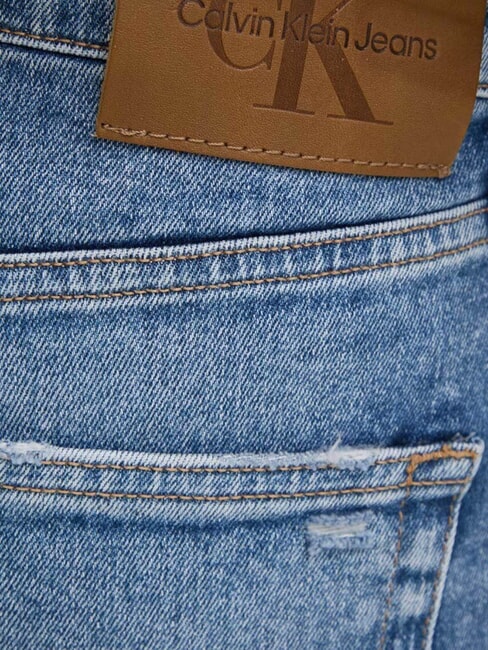 CK JEANS Jeansy zwężane ku dołowi z wysokim stanem drelich - Jeansy męskie