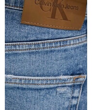 CALVIN KLEIN CK JEANS Jeansy zwężane ku dołowi z wysokim stanem drelich - Jeansy męskie - 3