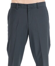 CALVIN KLEIN CK Spodnie z mieszanki wełny o dopasowanym kroju czarny - Spodnie męskie - 4