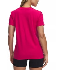 UNDER ARMOUR RIVAL CORE Koszulka cieniowana fuksja - Koszulki i topy damskie - 2