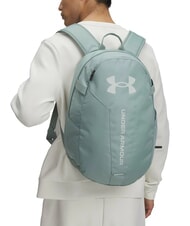 UNDER ARMOUR HUSTLE LITE Plecak na laptopa 15" zieleń krzemionkowa - Plecaki szkolne i rekreacyjne - 4