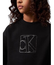 CALVIN KLEIN CK KIDS Bluza z okrągłym dekoltem i nadrukiem - Bluzy dziecięce