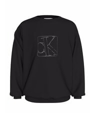 CALVIN KLEIN CK KIDS Bluza z okrągłym dekoltem i nadrukiem ck czarny - Bluzy dziecięce - 4