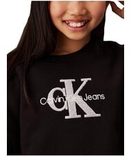 CALVIN KLEIN CK KIDS Bluza z okrągłym dekoltem i logo Sherpa ck czarny - Bluzy dziecięce - 3