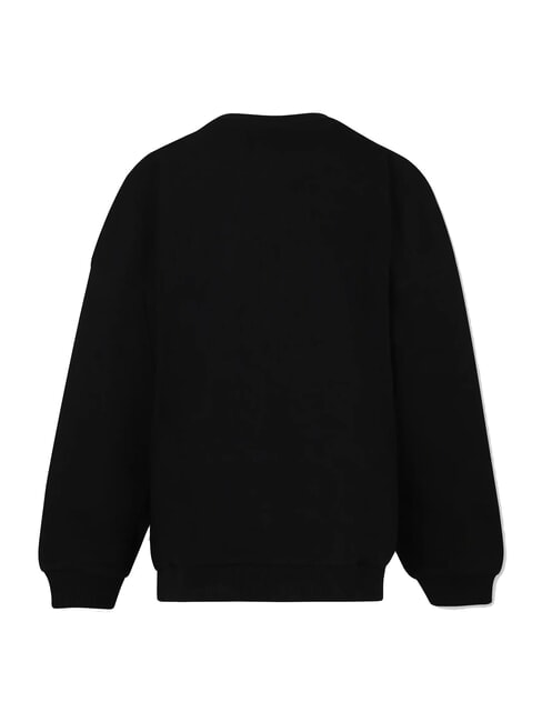 CK KIDS Bluza z okrągłym dekoltem i logo Sherpa ck czarny - Bluzy dziecięce