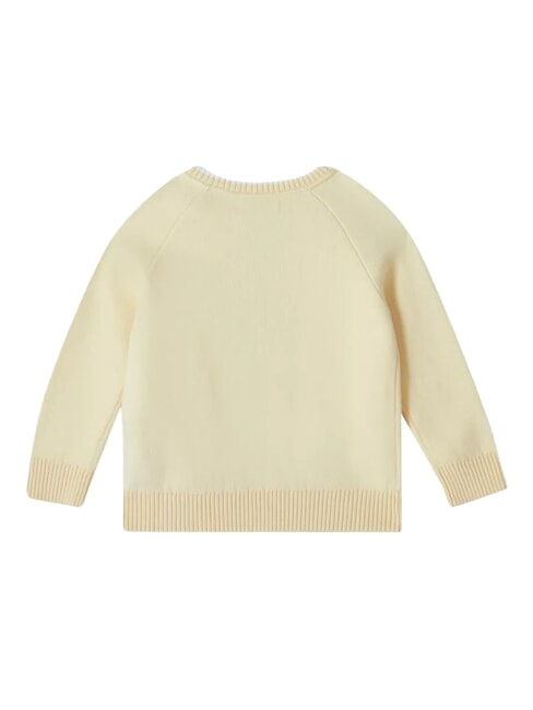 CK KIDS Bluza z okrągłym dekoltem i guzikami poświata - Bluzy dziecięce