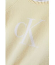 CALVIN KLEIN CK KIDS Bluza z okrągłym dekoltem i guzikami poświata - Bluzy dziecięce - 3
