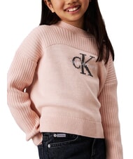CALVIN KLEIN CK KIDS Jeansy dziewczęce o luźnym kroju niebiesko-czarny sztywny - Spodnie dziecięce - 3