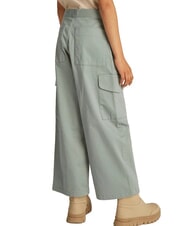 CALVIN KLEIN CK KIDS Dziewczęce bawełniane spodnie cargo meteoryt zielony - Spodnie dziecięce - 2