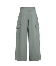CALVIN KLEIN CK KIDS Dziewczęce bawełniane spodnie cargo meteoryt zielony - Spodnie dziecięce - 5