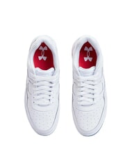 UNDER ARMOUR COURT 96 Sk&oacute;rzane trampki biały - Buty męskie - 4