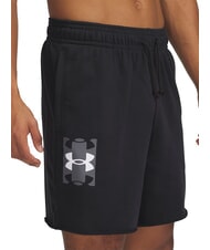UNDER ARMOUR RIVAL TERRY Szorty czarny - Spodnie męskie - 3