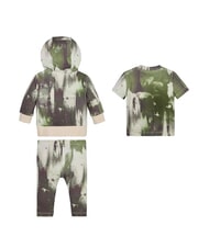 CALVIN KLEIN CK KIDS Zestaw prezentowy 3-częściowy: koszulka, spodnie i bluza dla noworodk&oacute;w holograficzny aop - Pajacyki i ubranka dla niemowląt - 2