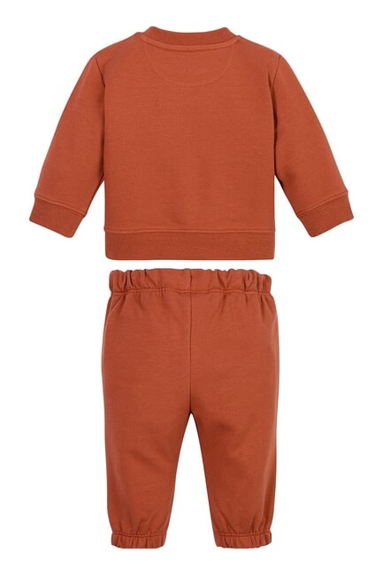 CK KIDS Bluza i spodnie dla dziecka kasztanowy - Pajacyki i ubranka dla niemowląt