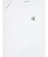 CALVIN KLEIN CK KIDS Zestaw 2 body niemowlęcych r&oacute;żowy piasek / jasna biel - Pajacyki i ubranka dla niemowląt - 6