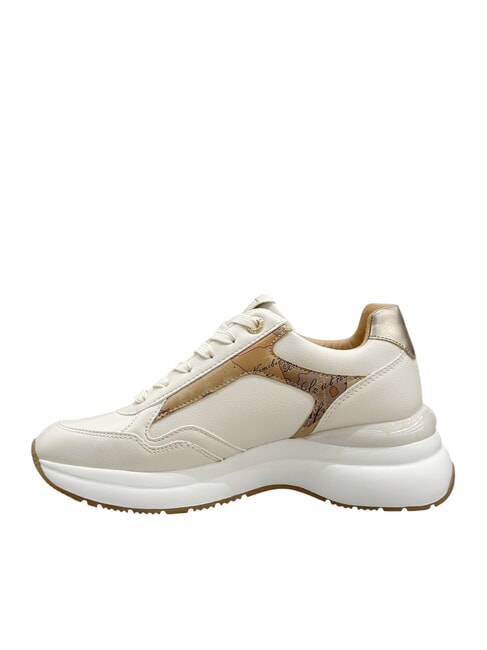 GEO JR Wysokie trampki ecru/geo beżowy - Buty damskie