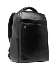 PIQUADRO BLUE SQUARE Plecak na laptopa 14" Fast-check Czarny - Plecaki na laptopa do pracy - 2