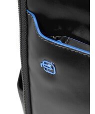 PIQUADRO BLUE SQUARE Plecak na laptopa 14" Fast-check Czarny - Plecaki na laptopa do pracy - 4