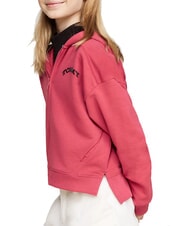 TOMMY HILFIGER TH  Bluza zapinana na zamek r&oacute;żowy dziedziczny - Bluzy dziecięce - 3