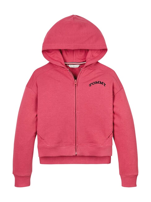 TH  Bluza zapinana na zamek r&oacute;żowy dziedziczny - Bluzy dziecięce