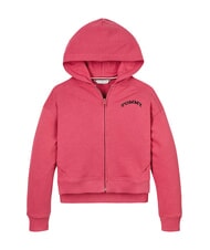 TOMMY HILFIGER TH  Bluza zapinana na zamek r&oacute;żowy dziedziczny - Bluzy dziecięce - 4