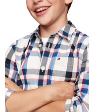 TOMMY HILFIGER TH KIDS Koszula w kratę żywy indygo - koszule dziecięce - 3