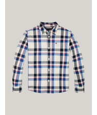 TOMMY HILFIGER TH KIDS Koszula w kratę żywy indygo - koszule dziecięce - 4