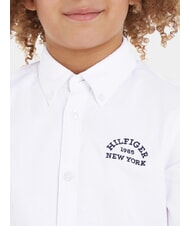 TOMMY HILFIGER TH KIDS New York Koszula bawełniana biały - koszule dziecięce - 3