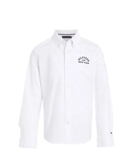 TOMMY HILFIGER TH KIDS New York Koszula bawełniana biały - koszule dziecięce - 4