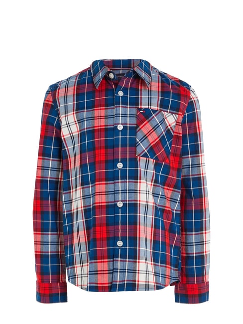 TH KIDS Tartan Koszula bawełniana niebieski znacznik - koszule dziecięce