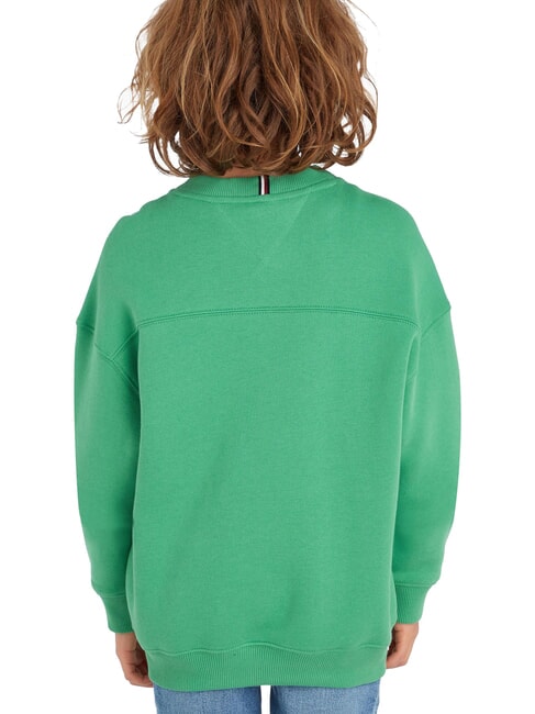TH KIDS Bluza z mieszanki bawełny nadmorski zielony - Bluzy dziecięce