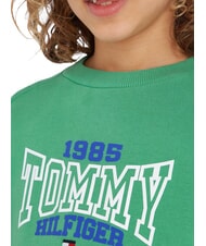 TOMMY HILFIGER TH KIDS Bluza z mieszanki bawełny nadmorski zielony - Bluzy dziecięce - 3