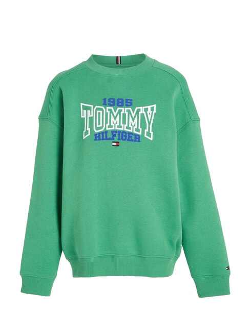 TH KIDS Bluza z mieszanki bawełny nadmorski zielony - Bluzy dziecięce