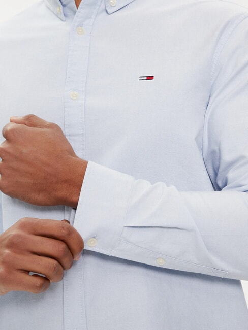 TH JEANS Koszula bawełniana umiarkowany niebieski - Koszule męskie