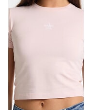 GUESS JEANS SS CN EMB STAR  Koszulka bawełna w kolorze r&oacute;żu - Koszulki i topy damskie - 3