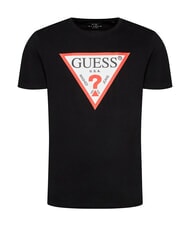 GUESS TRI LOGO Koszulka bawełniana odrzutowiec - Koszulki męskie - 4