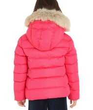 TOMMY HILFIGER TH  Kurtka puchowa z kapturem gorąca magenta - Kurtki dziecięce - 2