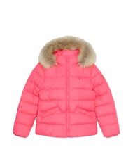 TOMMY HILFIGER TH  Kurtka puchowa z kapturem gorąca magenta - Kurtki dziecięce - 3