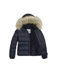 TOMMY HILFIGER TH  Kurtka puchowa z kapturem pustynne niebo - Kurtki dziecięce - 3