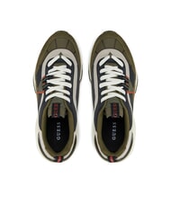 GUESS VALENCIA Buty do biegania zielono-czarno-kość słoniowa kr&oacute;l - Buty męskie - 3