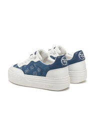 GUESS SWOLE2 Trampki na platformie z wstawkami z jeansu niebieski - Buty damskie - 5
