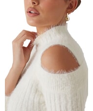 GUESS FUZZY TAKARA Sweter z wycięciem pod szyją Gdzie - Koszulki damskie - 3