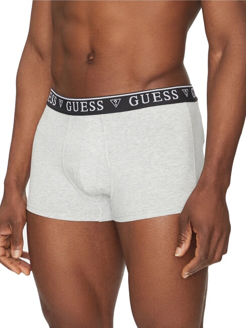 LOGO CLASSIC 5 wielokolorowych bokserek blk wht grey lava ol - Majtki męskie