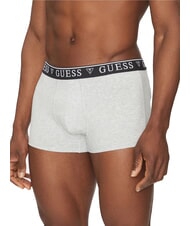 GUESS LOGO CLASSIC 5 wielokolorowych bokserek blk wht grey lava ol - Majtki męskie - 2