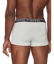 GUESS LOGO CLASSIC 5 wielokolorowych bokserek blk wht grey lava ol - Majtki męskie - 3