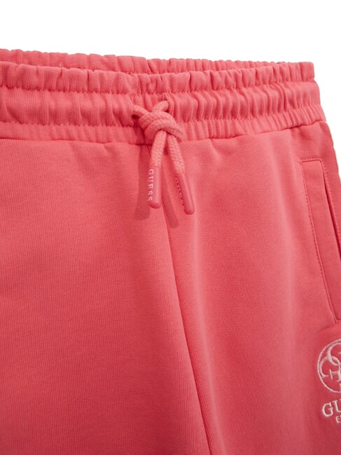 KIDS ACTIVE Spodnie dresowe typu jogger z paskami po bokach soczysty r&oacute;ż - Dresy dziecięce
