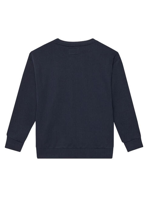 KIDS ACTIVE Bluza z okrągłym dekoltem i misiem inteligentnyniebieski - Bluzy dziecięce