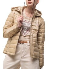 GUESS JEANS PACKABLE Lekka kurtka puchowa z kapturem opalenizna safari - Kurtki puchowe damskie - 4